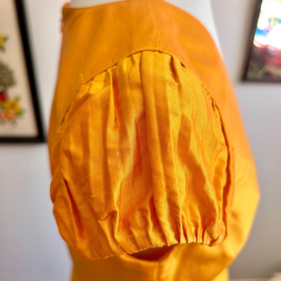 Vintage NWT Simon Chang 100% Silk Cocktail Dress 90s Y2K - Picture 7 of 15